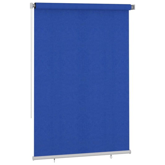 VIDAXL Store Roulant D'extérieur 160x230 Cm Bleu Pehd