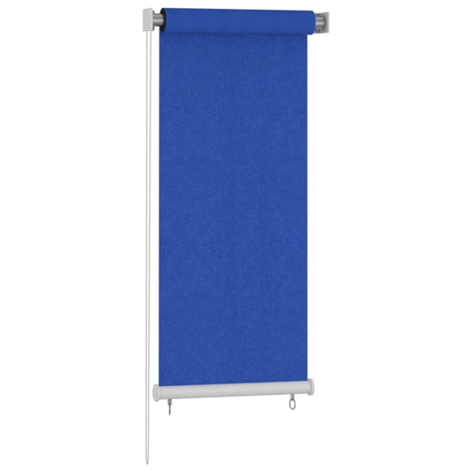 VIDAXL Store Roulant D'extérieur 60x140 Cm Bleu Pehd