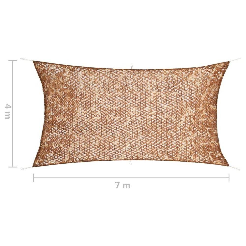 VIDAXL Filet De Camouflage Avec Sac De Rangement 4x7 M Beige