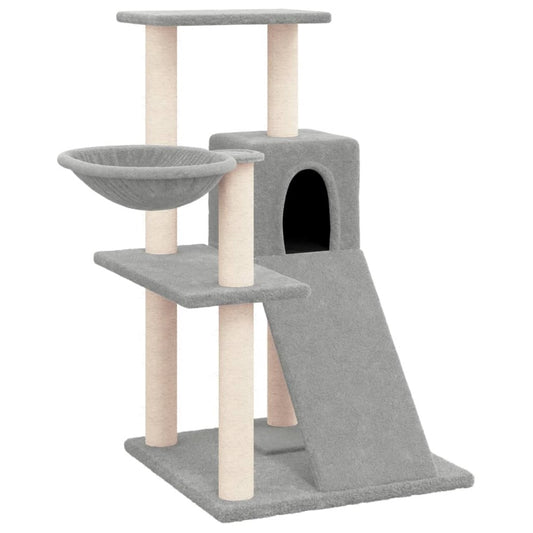 VIDAXL Arbre à Chat Avec Griffoirs En Sisal Gris Clair 82 Cm