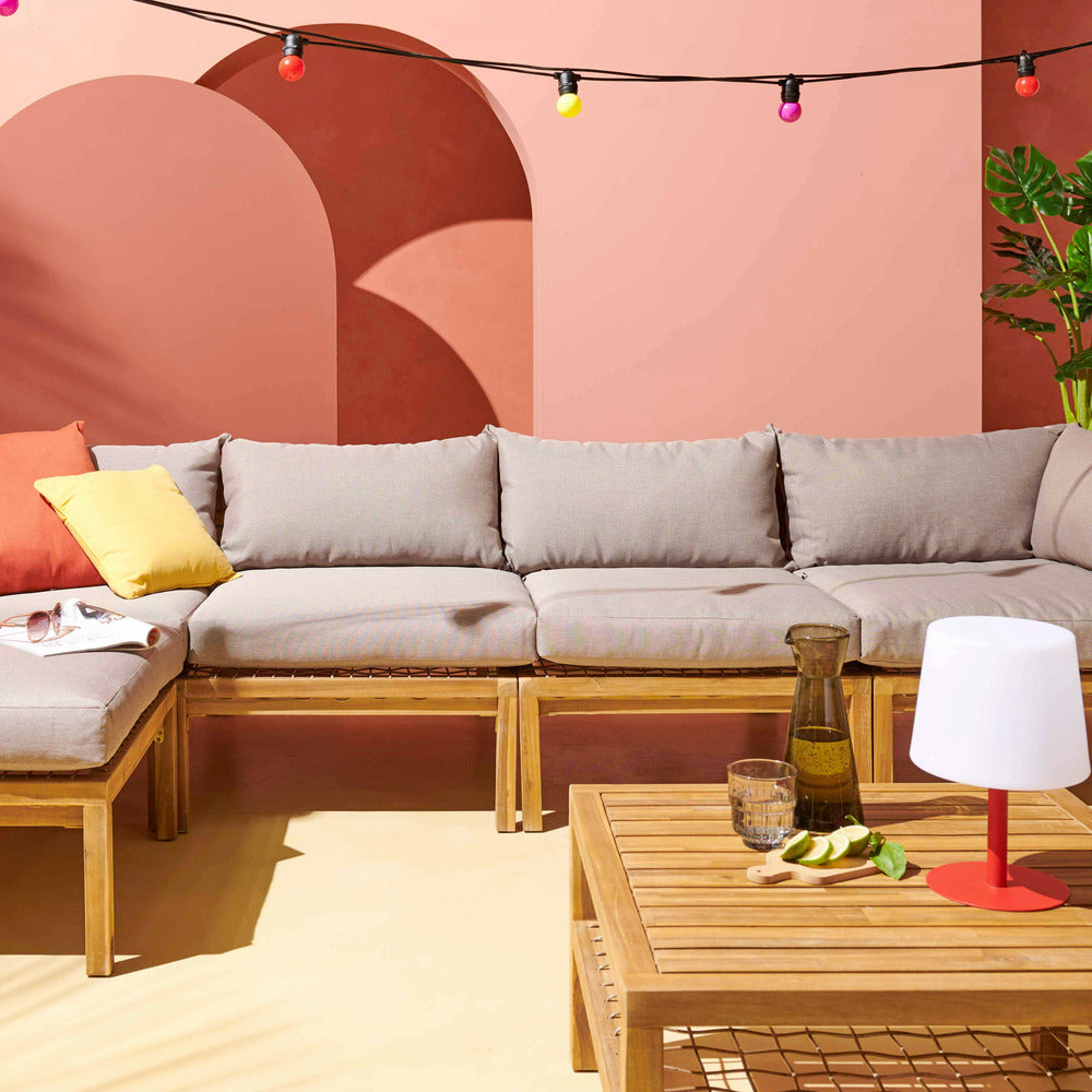 Guirlande Guinguette Plastique Noir 10m