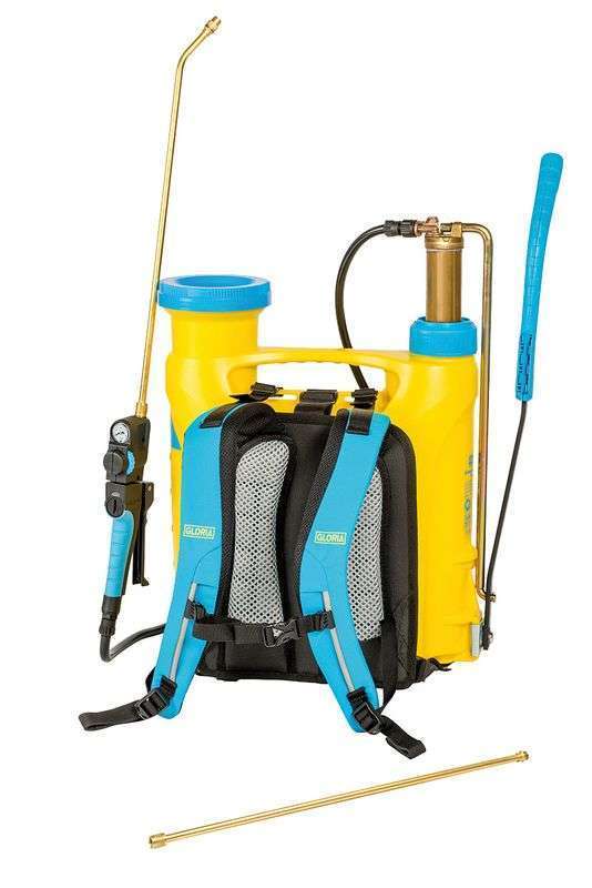 Gloria Pulvérisateur Dorsal Pro 1300 - 13 L Avec Bretelles Pro + Lance D'extension 0,5m