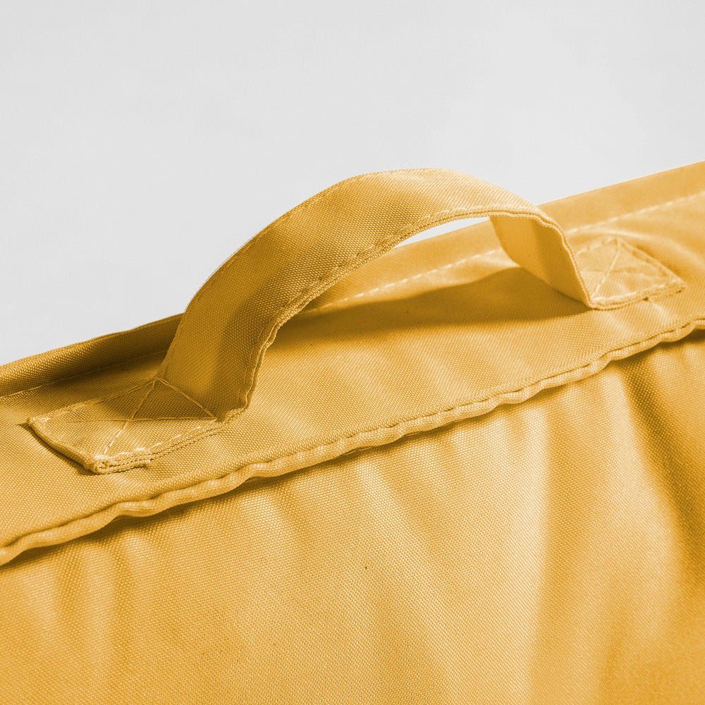 Coussin Palette Dossier Polyester Jaune 60 X 40 X 12 Cm