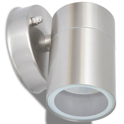 VIDAXL Applique Murale Led D'extérieur 2 Pcs Acier