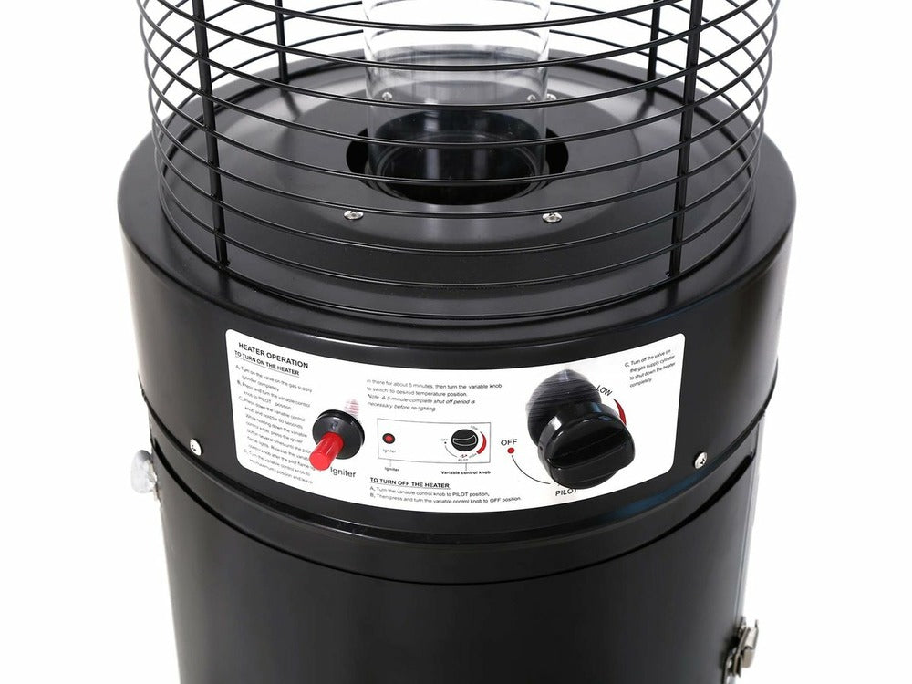  Parasol Chauffant Gaz "flamma" 11 Kw - Noir