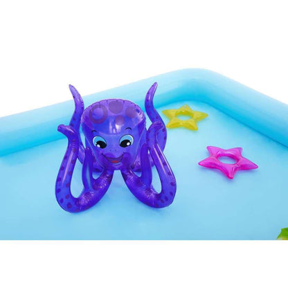 Bestway Aire De Jeux Aquatiques Avec Toboggan Amovible - 239x206x86 Cm