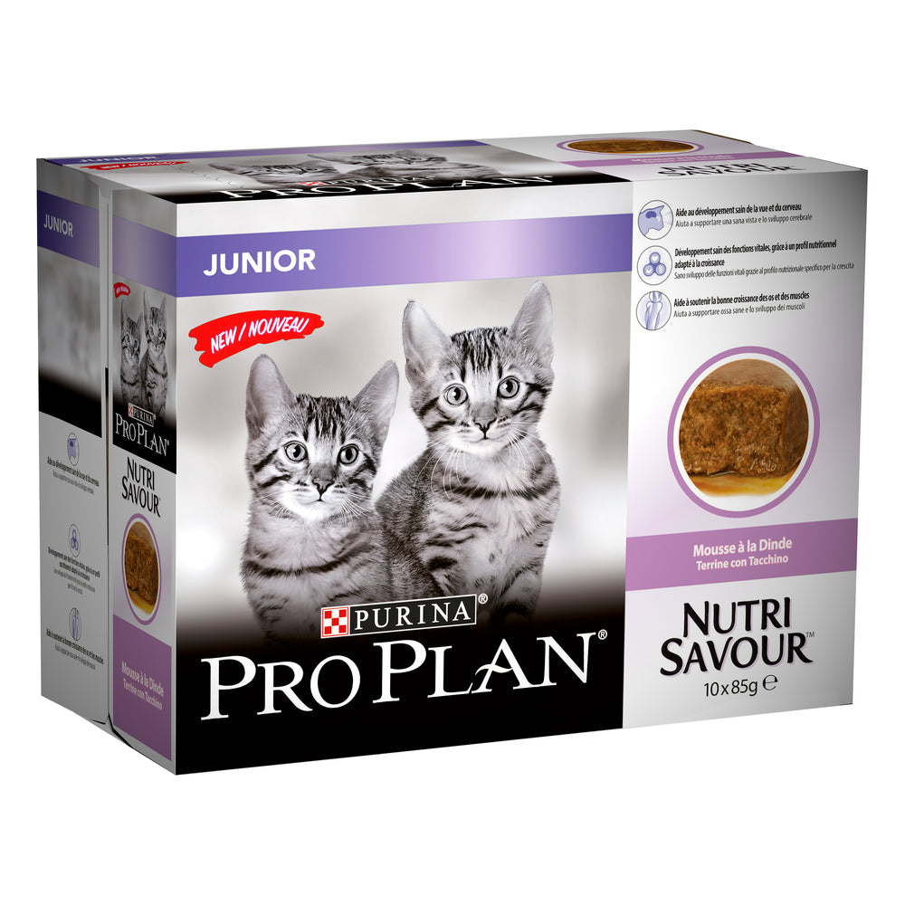  Sachets Nutrisavour Pour Chaton à La Dinde - 10 X 85 G