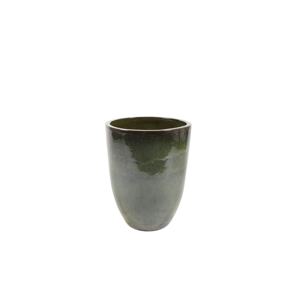  Pot Haut Rico Vert D26 H32 Cm