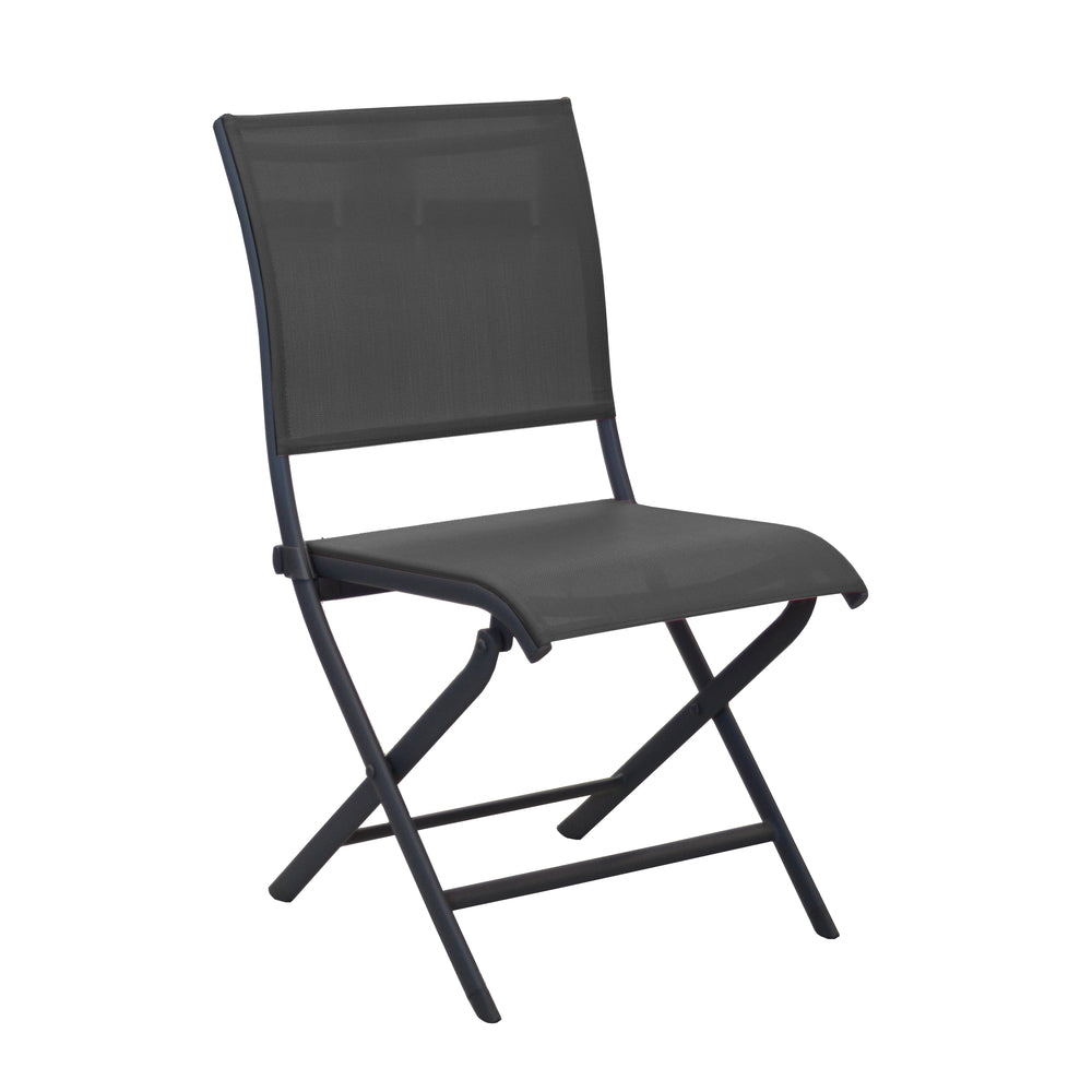  Chaise élégance Pliante Graphite