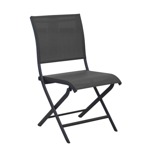 Chaise élégance Pliante Graphite