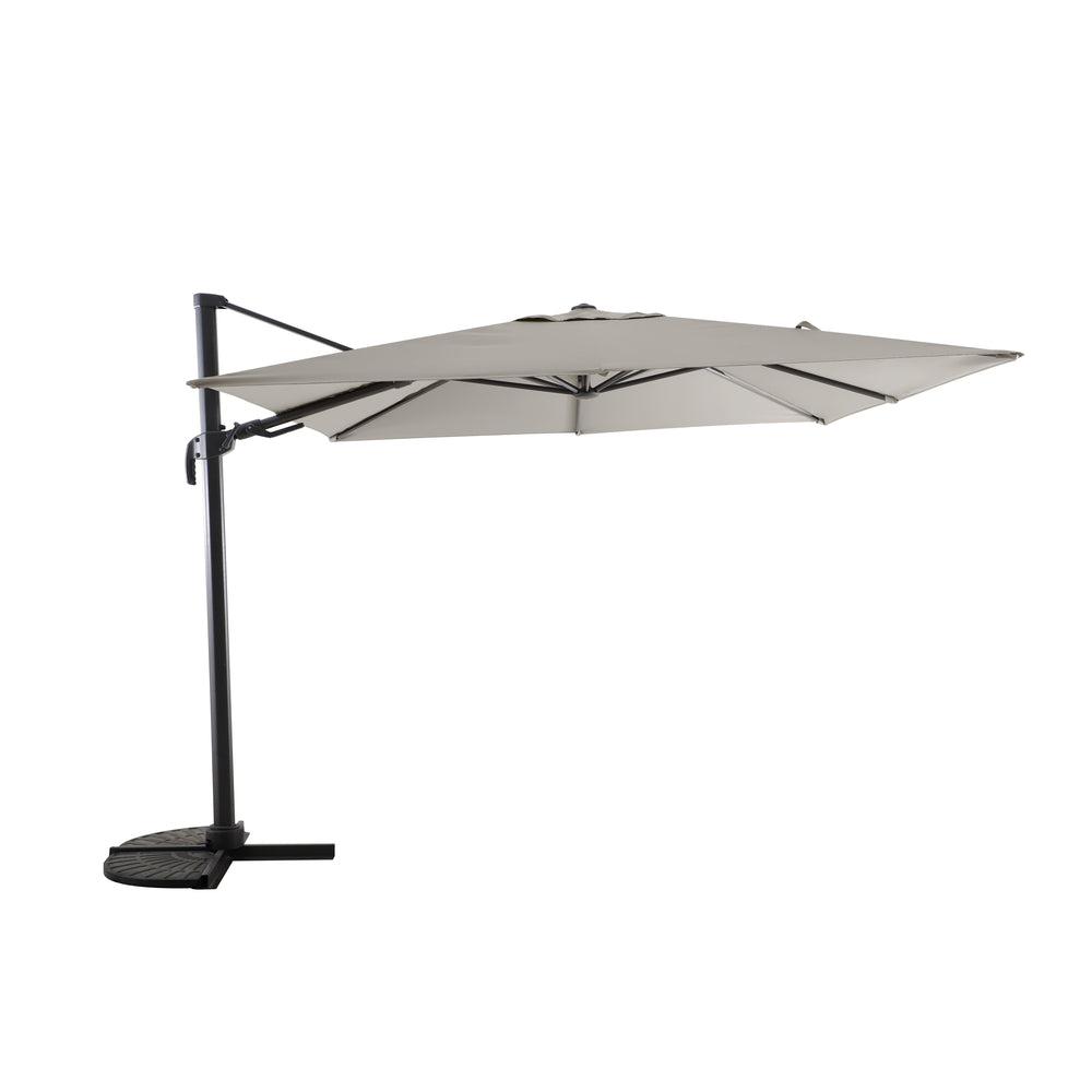  Parasol Déporté HALO Toile Taupe Chiné 300x300cm