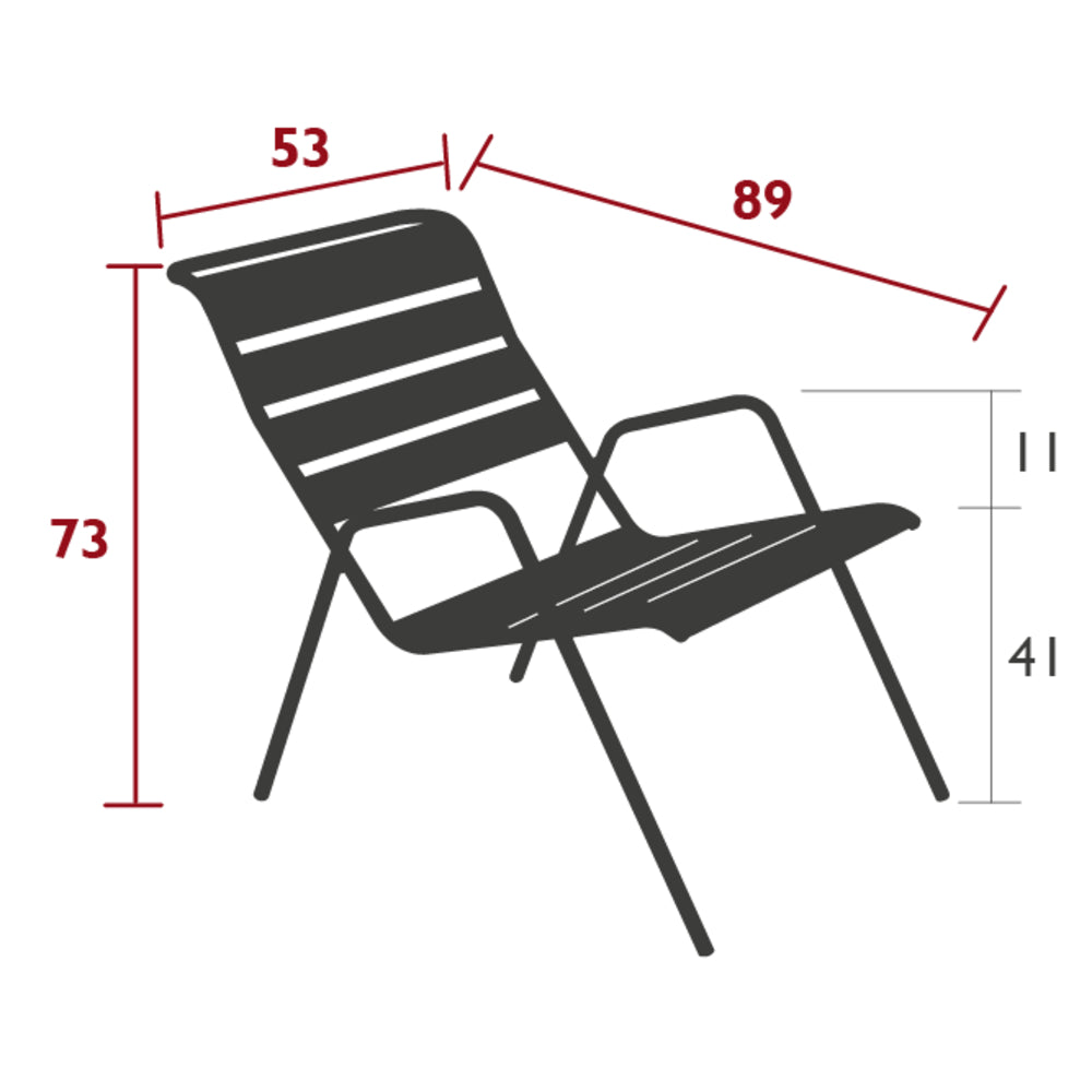  Fauteuil Bas Monceau Miel
