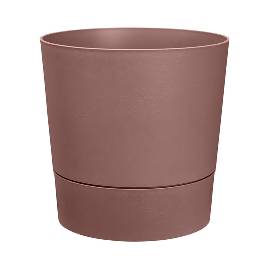 Elho Pot Greensense Aqua Care Rond Avec Réserve D'eau Brun Argile D.43cm