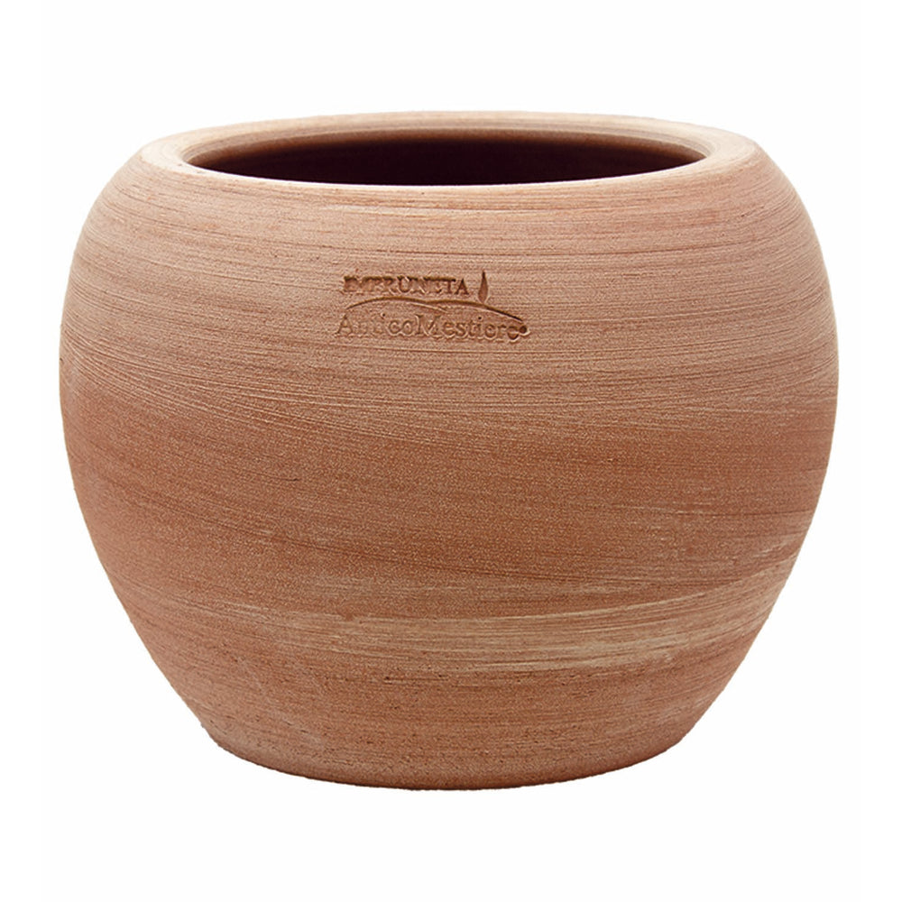  Pot Sfera Lisse En Terre Cuite - D.24xH.30cm