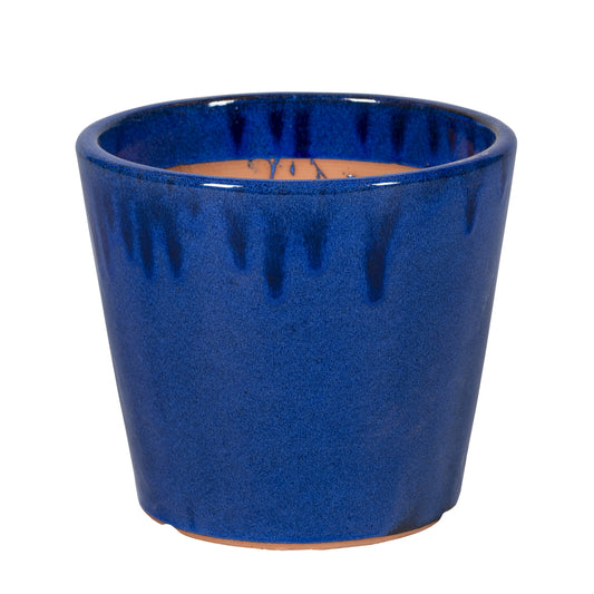  Pot émaillé Shanghai 4-01B Bleu - D.34xH.30cm