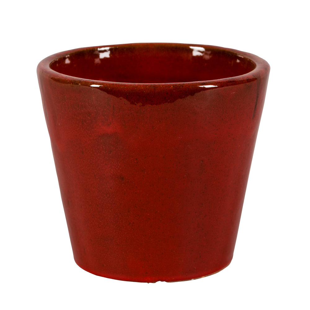  Pot émaillé Shanghai 4-01R Rouge - D.42xH.37cm