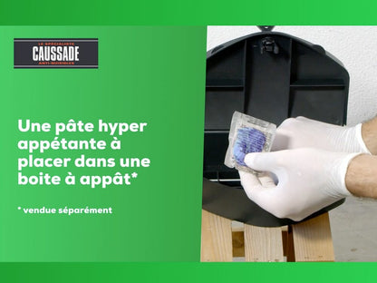  Carpt720 Lot De 4 Boîtes Raticide Canadien Pat'appât Fortes Infestatio