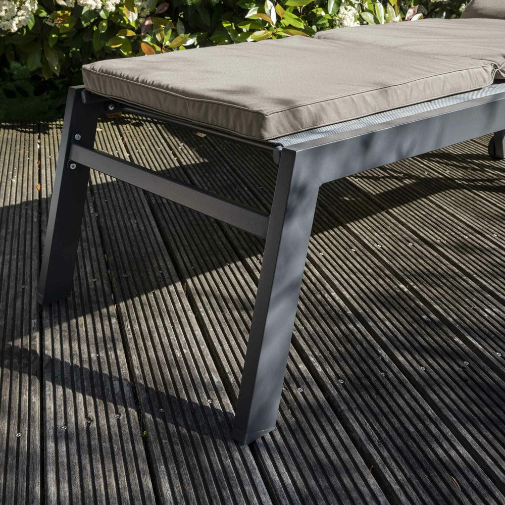  Coussin Bain De Soleil 186 X 53 X 5 Cm Taupe