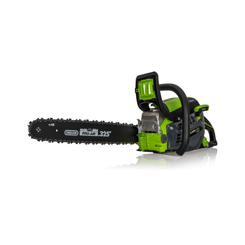  Tronconneuse Thermique 45cm3 Vito 1.95 Kw Moteur 2t - Guide-chaîne Lame 45 Cm