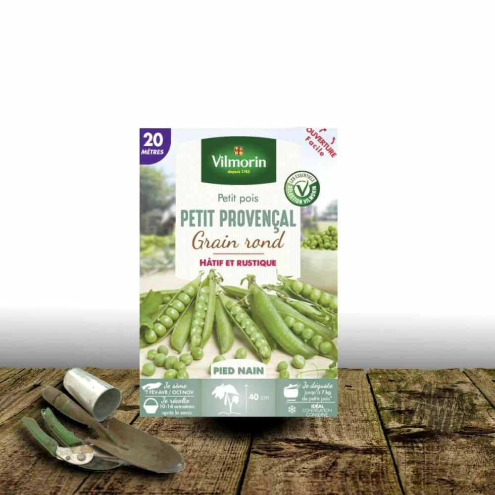  Graines De Pois Nain Grain Rond Petit Provençal - Vilmorin/[-]boite - 20 Mètres