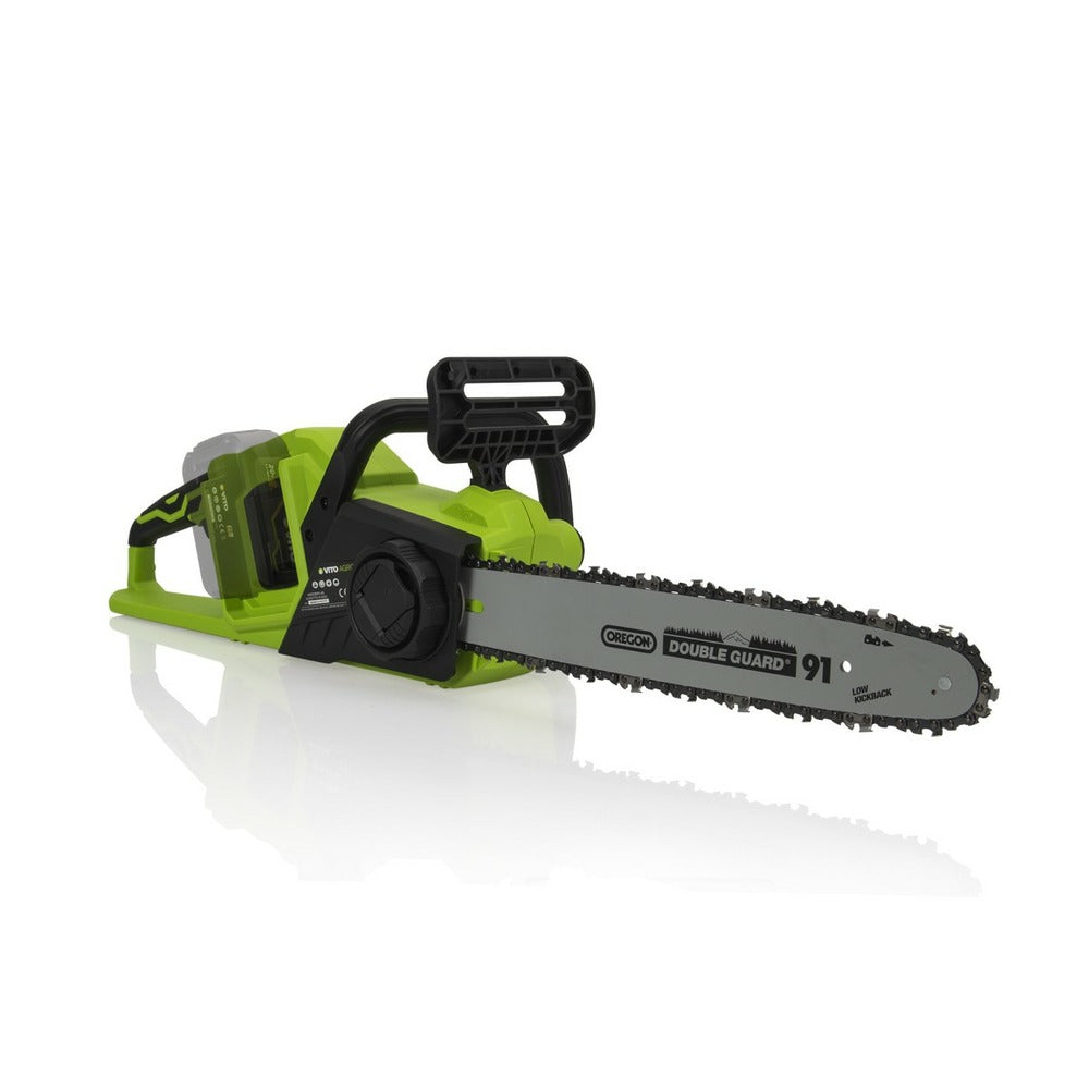  Tronçonneuse à Batterie 40v Guide Oregon Lame 35 Cm Brushless Vito