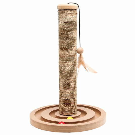 Flamingo Griffoir Pour Chats Avec Jouet Bille Brigitte 30x44 Cm 560146