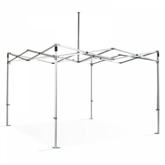  Tente Pliante M2 En Aluminium 3x3m 480g/m² 50mm Gris