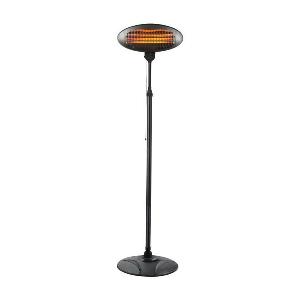  Chauffage Electrique Fano - 2000 W - Sur Pied - 3 Positions De Chauffe - L 60 X P 60 X H 210 Cm - Noir