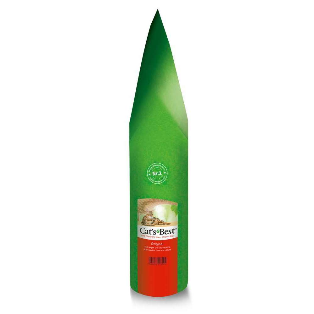  Litière Végétale Agglomérante Pour Chat Cat's Best-17,2 Kg