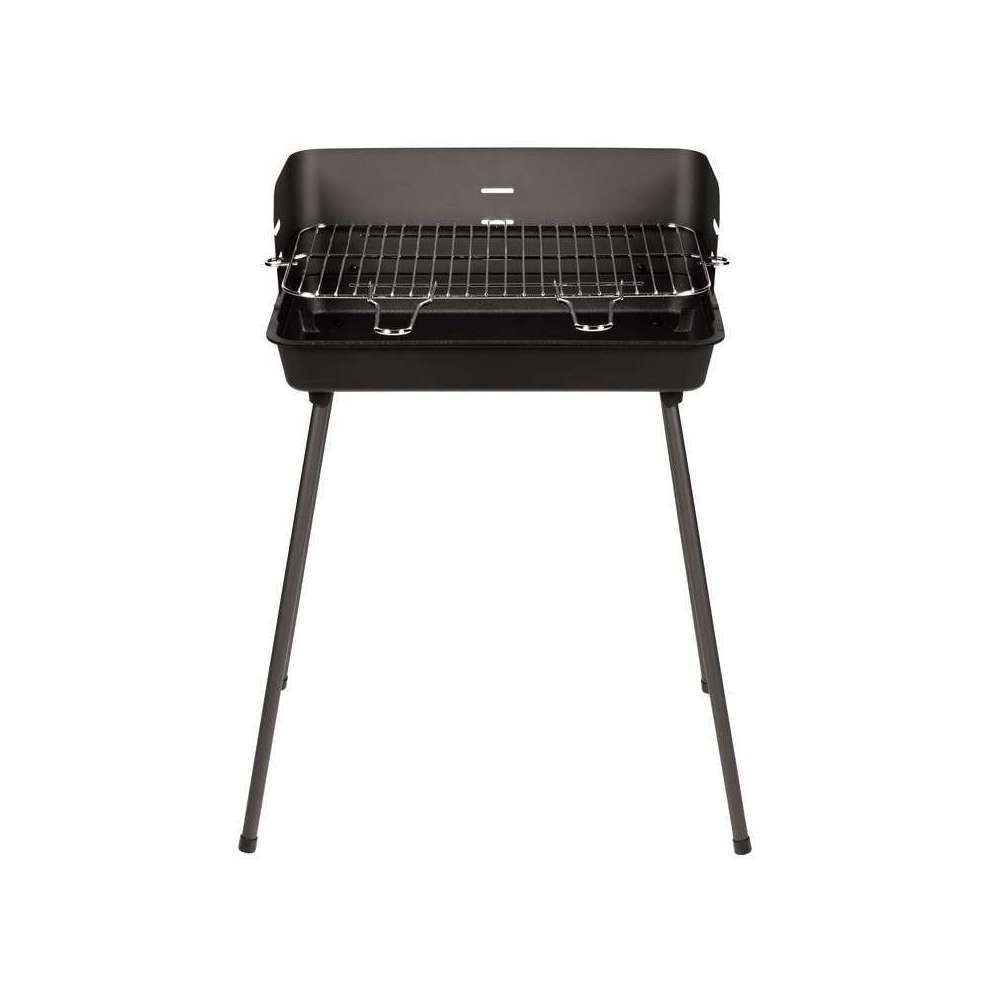  Barbecue Charbon De Bois Tikal Cuve Fonte L 62,5 X L 41 X H 80 Cm