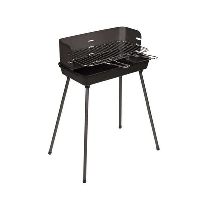 Barbecue Charbon De Bois Tikal Cuve Fonte L 62,5 X L 41 X H 80 Cm