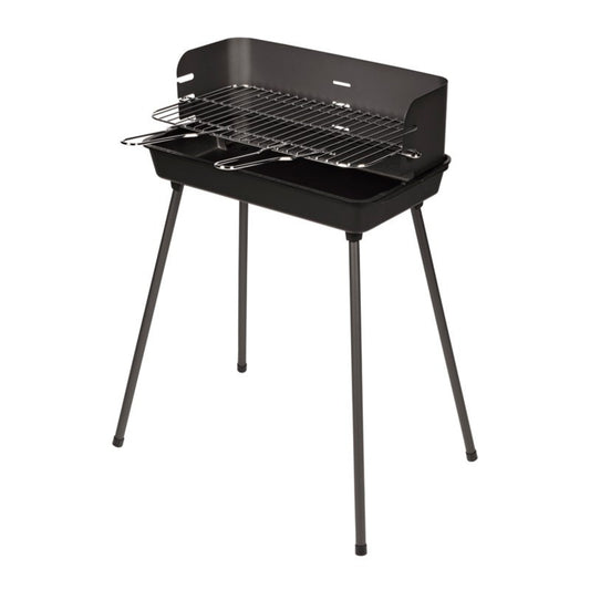  Barbecue Charbon De Bois Tikal Cuve Fonte L 62,5 X L 41 X H 80 Cm