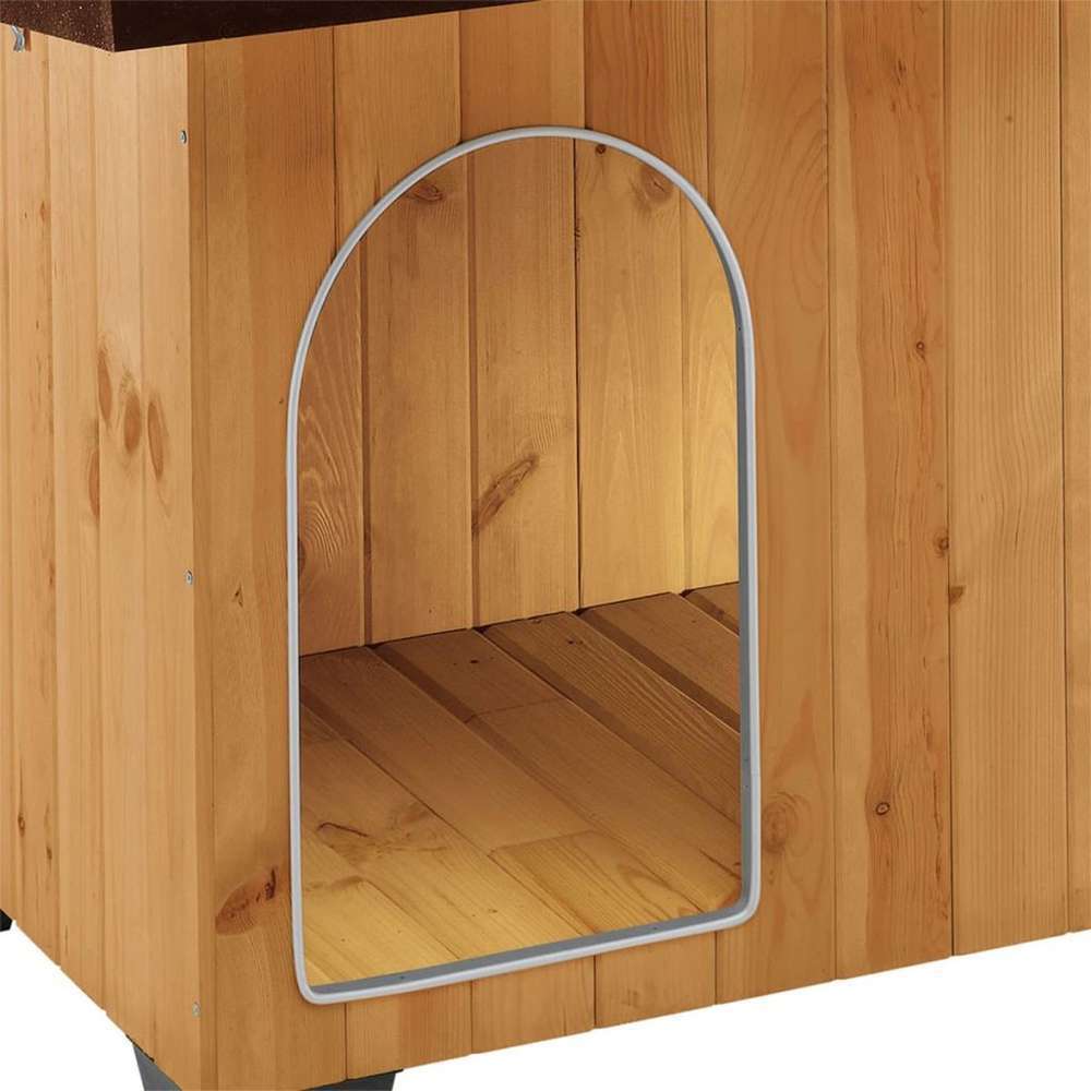 FERPLAST Niche Pour Chiens Baita 80 Marron - 102 X 70 X 65,5 Cm