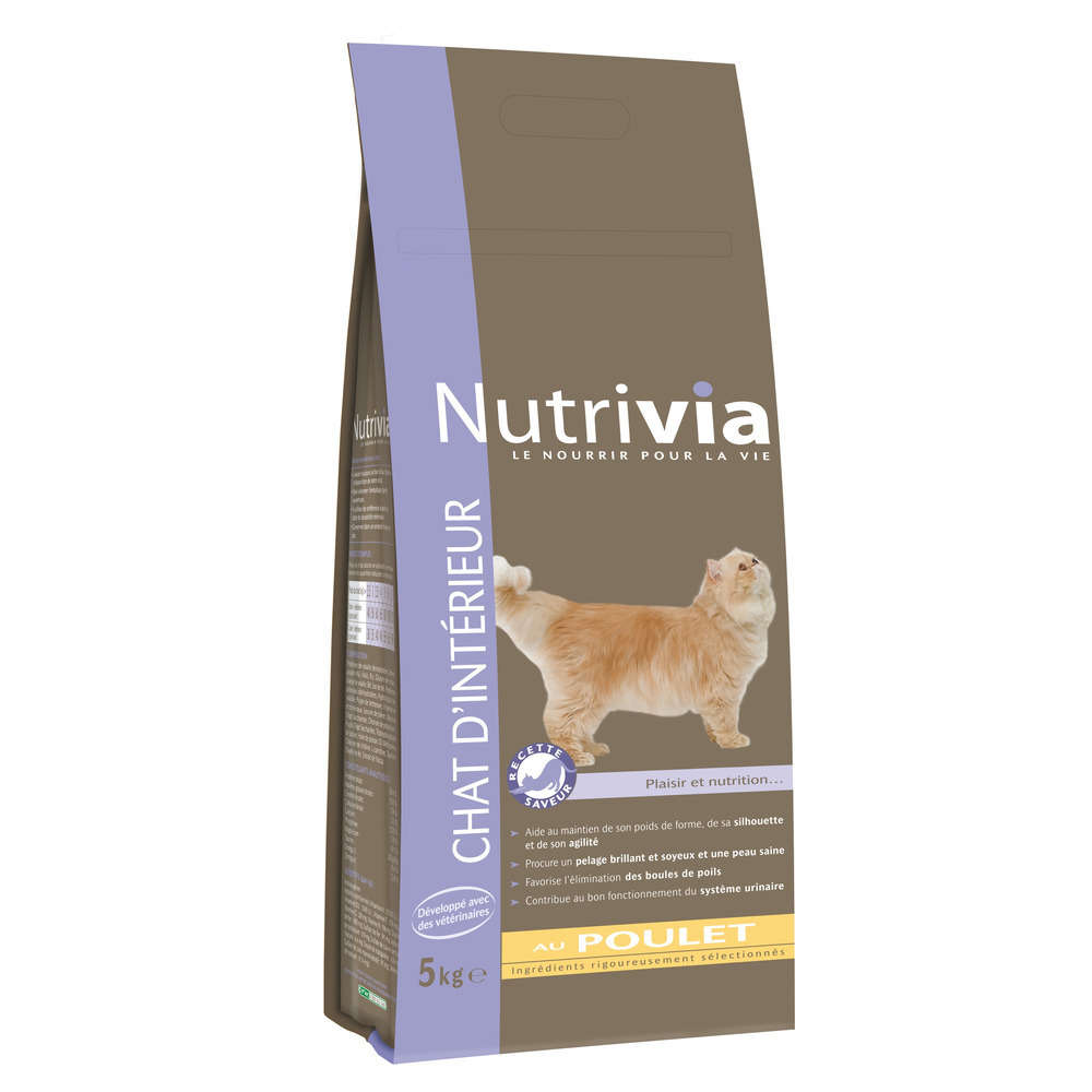  Croquettes Chat Adulte D'intérieur Au Poulet Super Premium - 5 Kg
