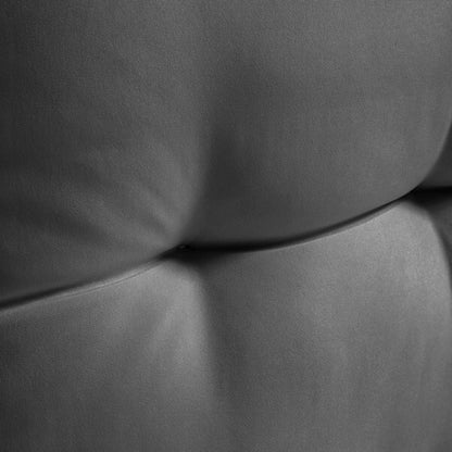  Coussin Palette Dossier Polyester Anthracite 60 X 40 X 12 Cm
