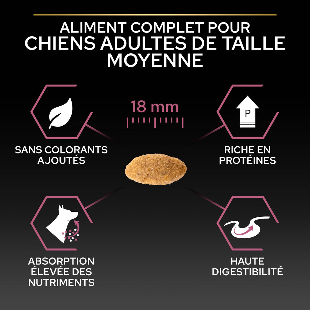 Croquettes Chien Adulte Peau Sensible Super Premium - 14 Kg