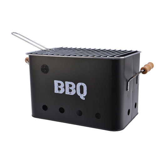 EDM Grille De Barbecue Couleur Noire 32,5x21x21cm