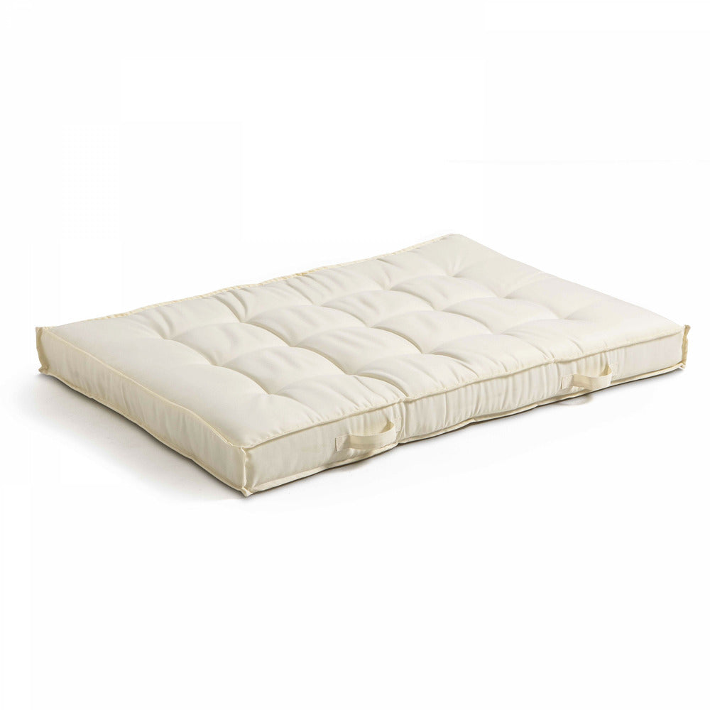  Coussin Pour Palette Matelassé écru 120x80cm