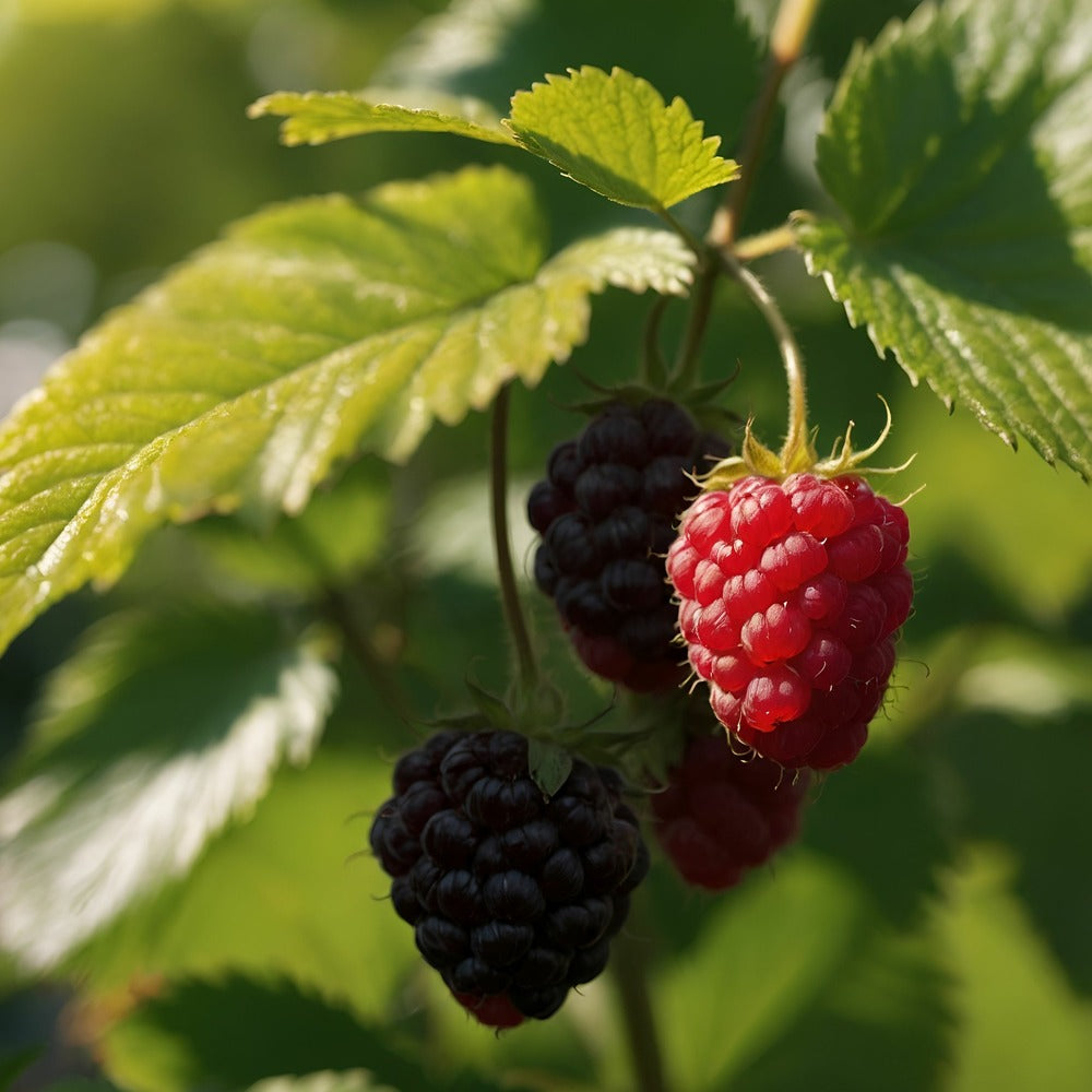  Framboisier - Set De 2 - Rubus Idaeus 'malling Promise' - H50-60cm - ⌀15cm