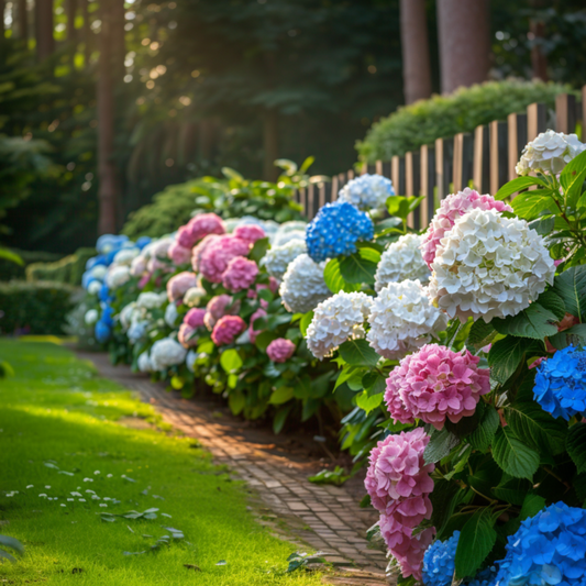  Hortensia - Set De 3 - Hydrangea Macrophylla - Hauteur 25-40cm - ⌀9cm
