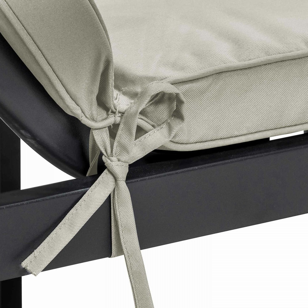  Coussin Bain De Soleil Polyester écru 186x53x5 Cm