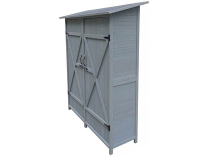 Armoire De Jardin "espacio" - 140 X 49 X 162 Cm - Anthracite