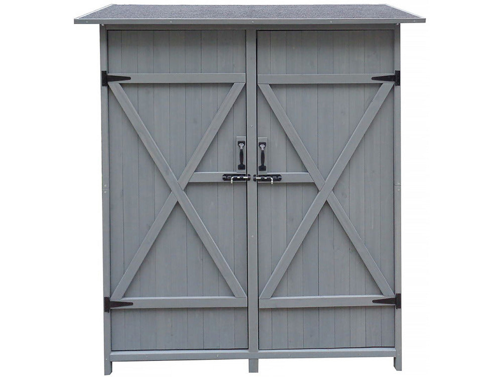  Armoire De Jardin "espacio" - 140 X 49 X 162 Cm - Anthracite