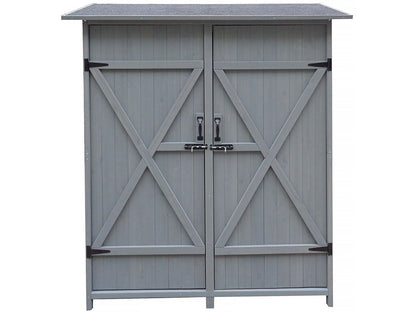  Armoire De Jardin "espacio" - 140 X 49 X 162 Cm - Anthracite