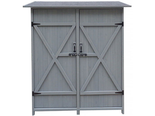  Armoire De Jardin "espacio" - 140 X 49 X 162 Cm - Anthracite