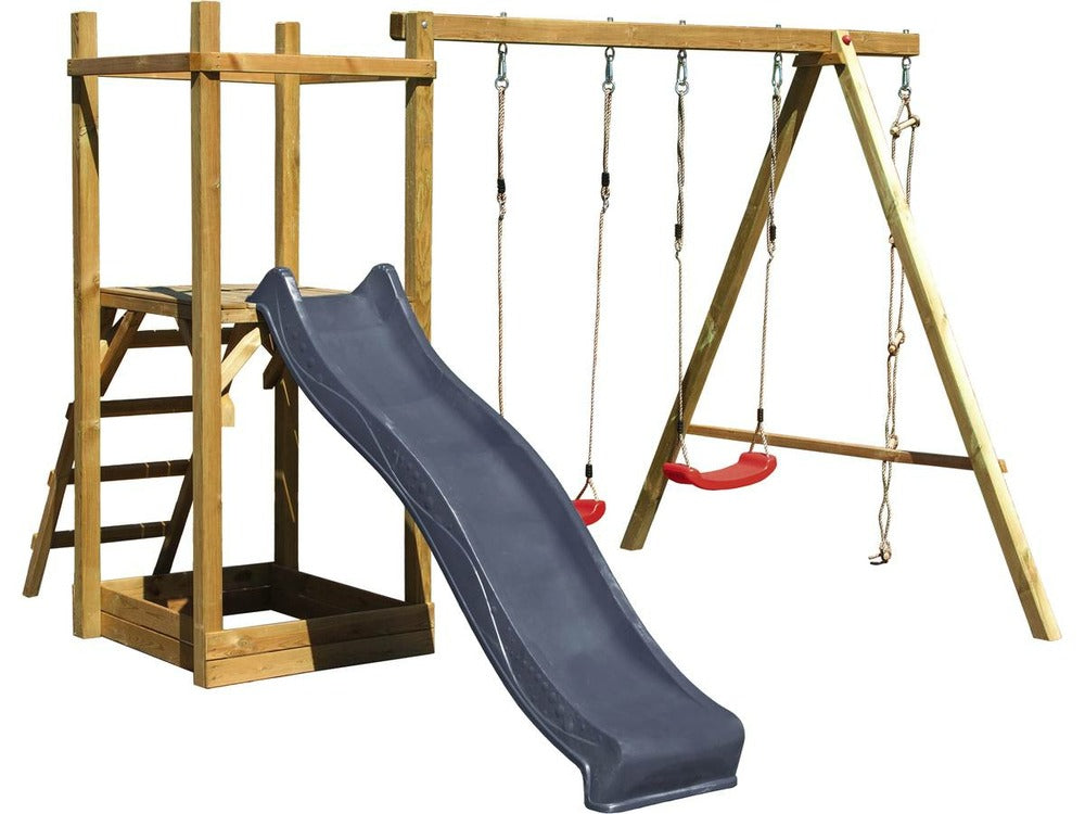  Aire De Jeux "kubus" Avec échelle Inclinée - 320 X 350 X 210 Cm
