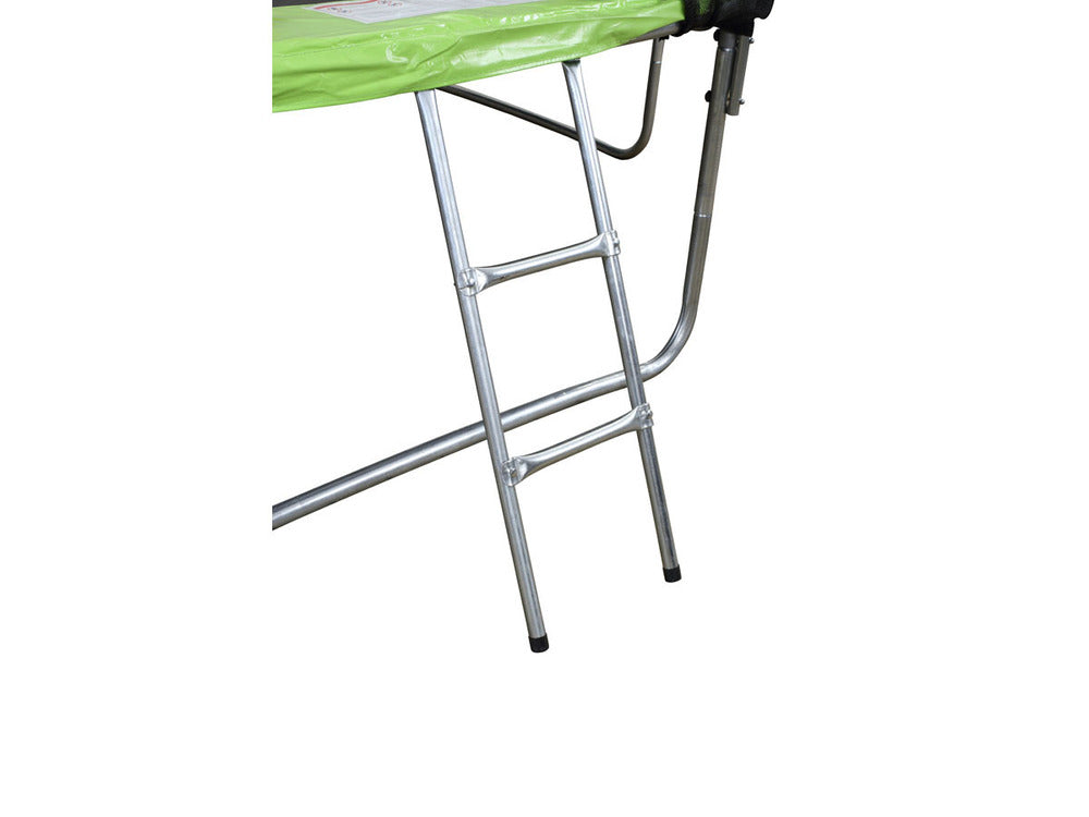  Trampoline " Yoopi " - ø 4.25 M - Avec Filet + Echelle + Couverture + Kit D'ancrage