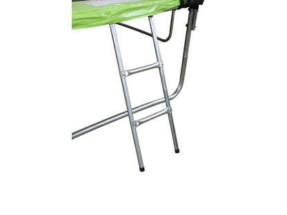  Trampoline " Yoopi " - ø 4.25 M - Avec Filet + Echelle + Couverture + Kit D'ancrage