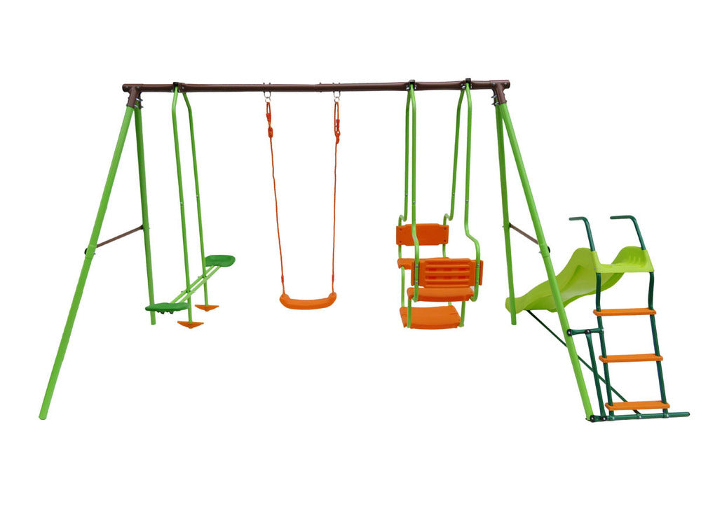  Portique Acier "ludo" - 1.96m - 4 Agrès