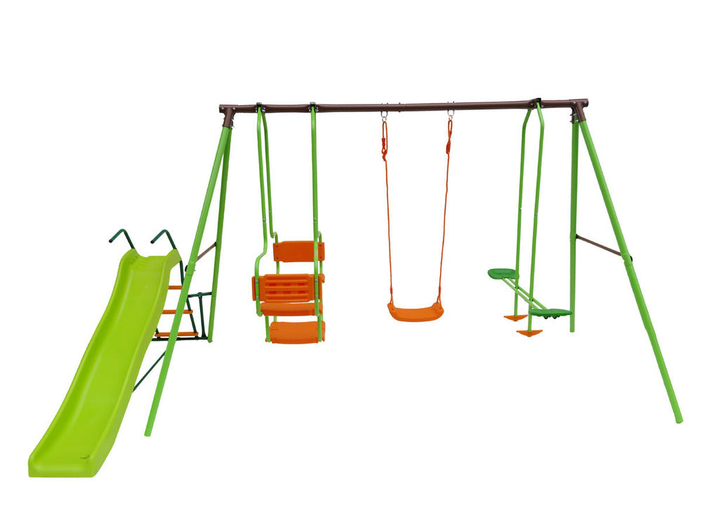  Portique Acier "ludo" - 1.96m - 4 Agrès